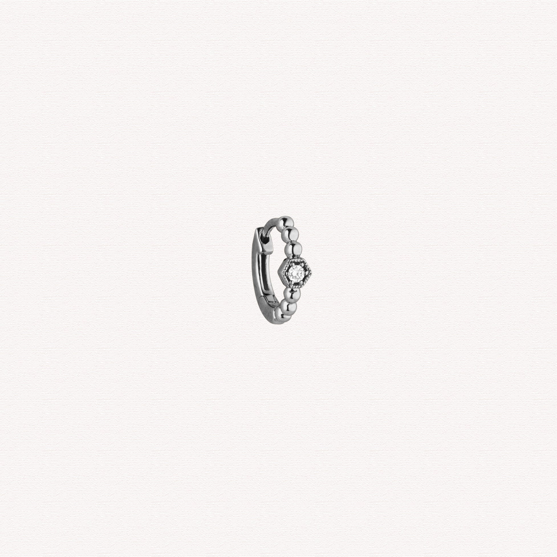 Single earring - Charmante tiny hoop