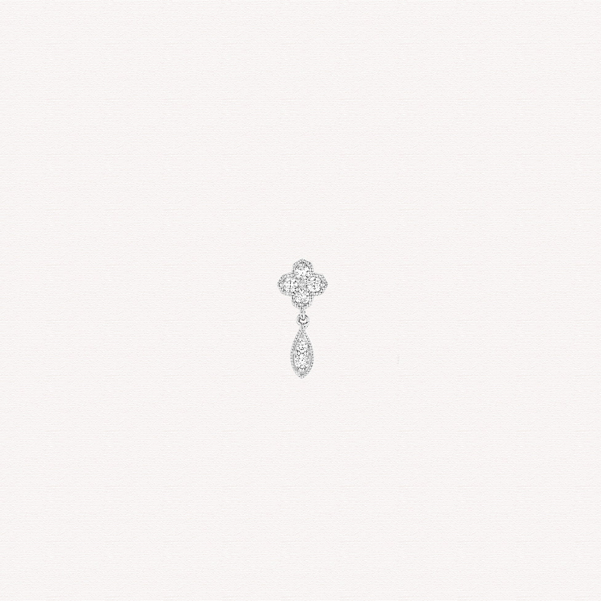 Single earring - Fleurs du mal