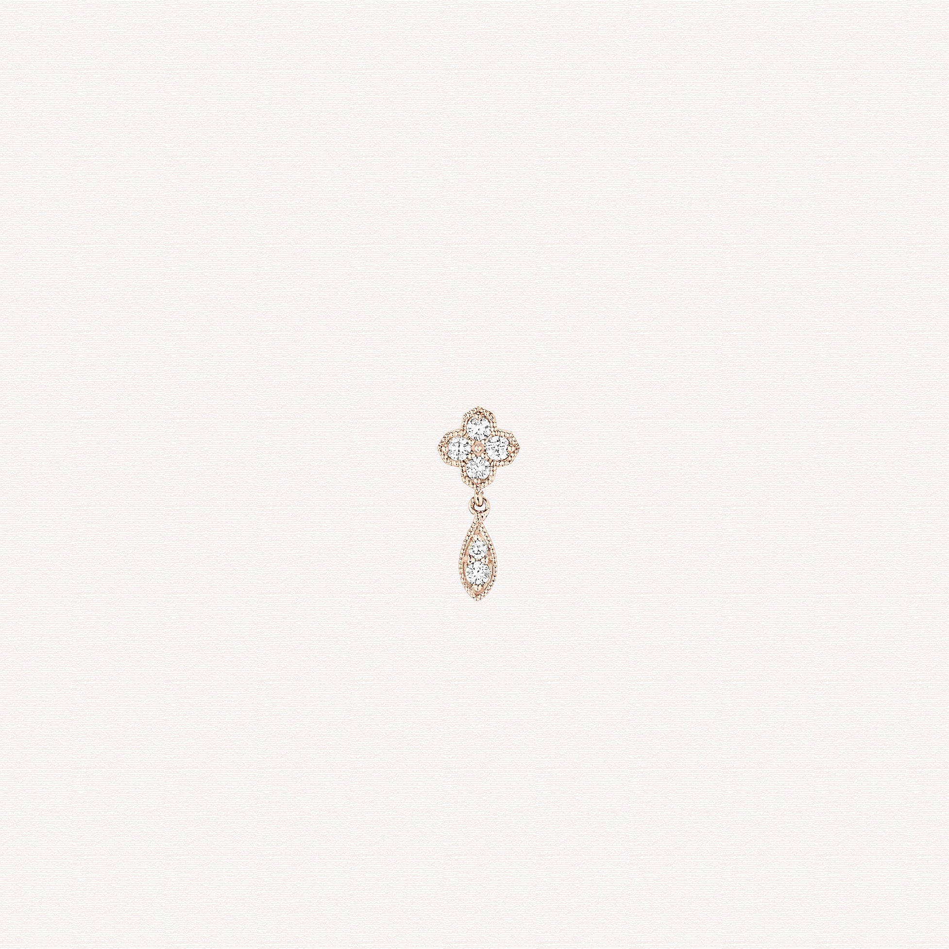 Single earring - Fleurs du mal
