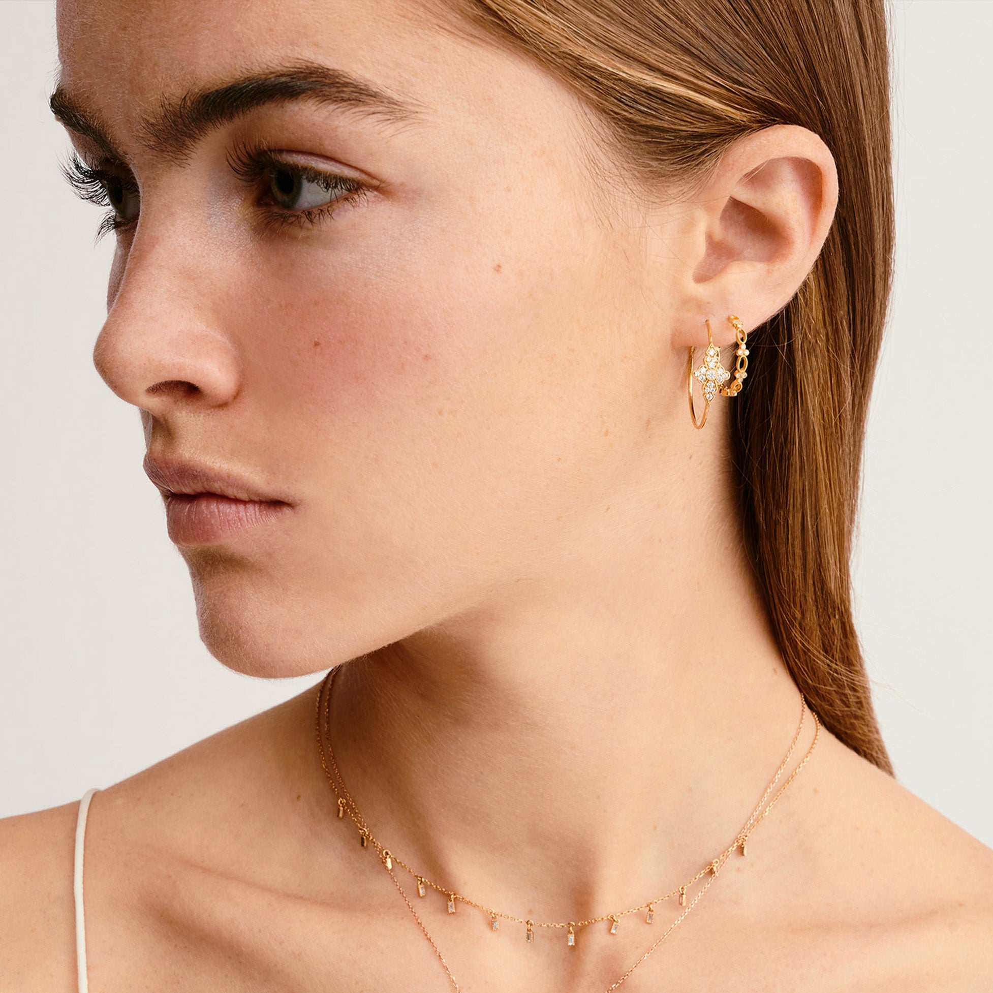 Earrings - Jade hoops