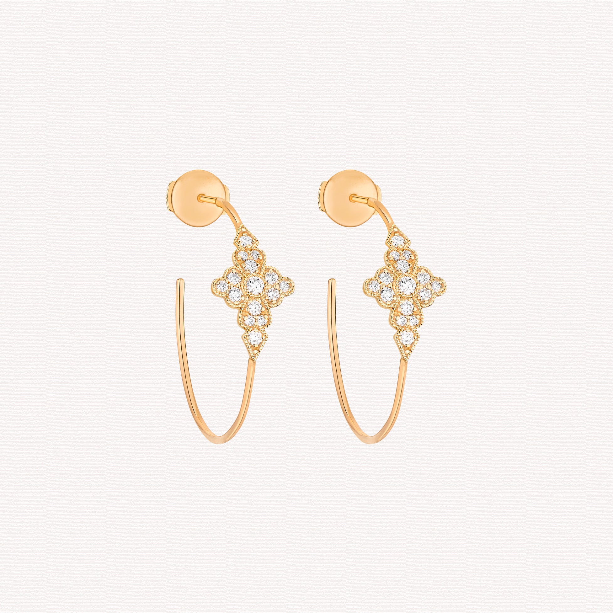 Earrings - Jade hoops