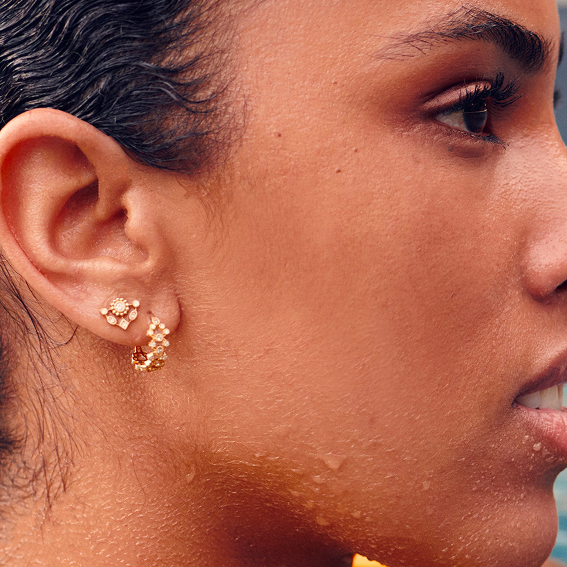 Single earring - Pluie d'été