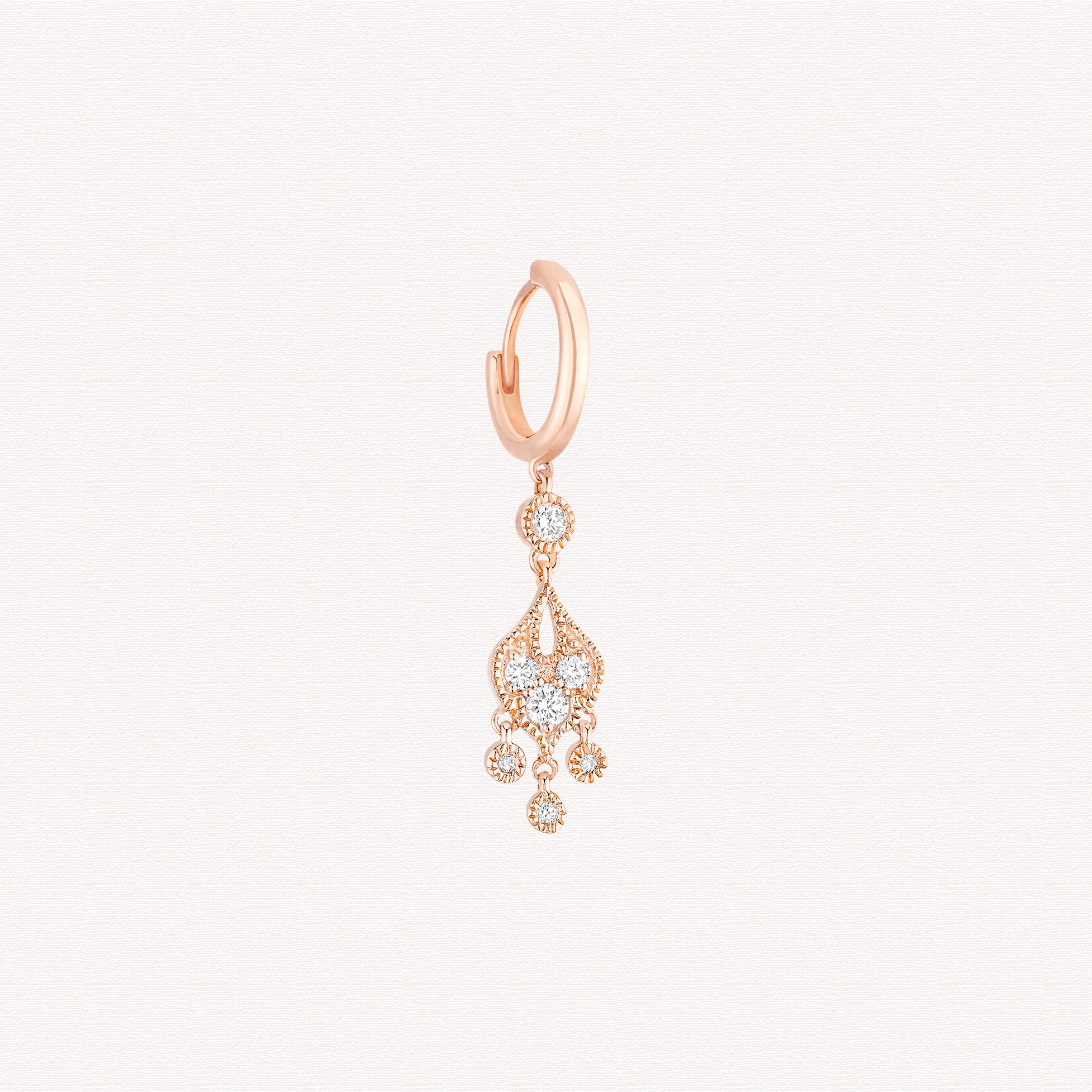 Single earring - Sultane tiny hoop